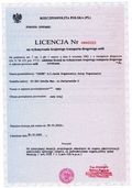 Licencja NR 0005321 na wykonywanie krajowego transportu drogowego osób